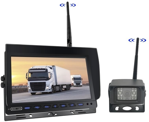10 اینچ کواد اسپلت 4ch AHD بی سیم 1080P ماشین دوربین عقب مانیتور کیت