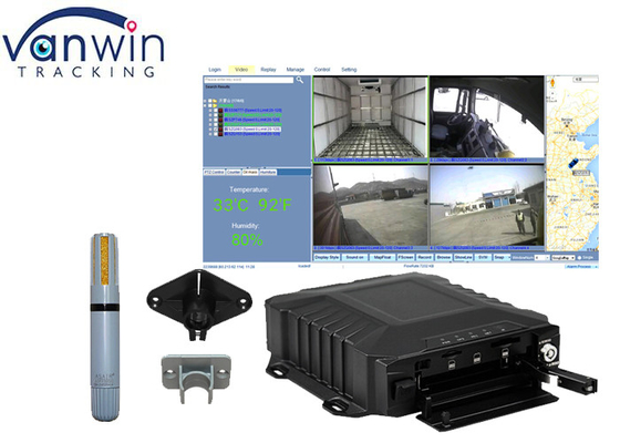 3G 4G GPS وای فای G-Sensor اختیاری 4CH SD HDD راه حل های DVR موبایل