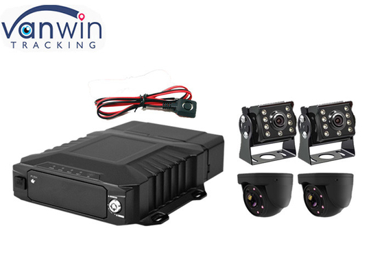 3G 4G GPS وای فای G-Sensor اختیاری 4CH SD HDD راه حل های DVR موبایل