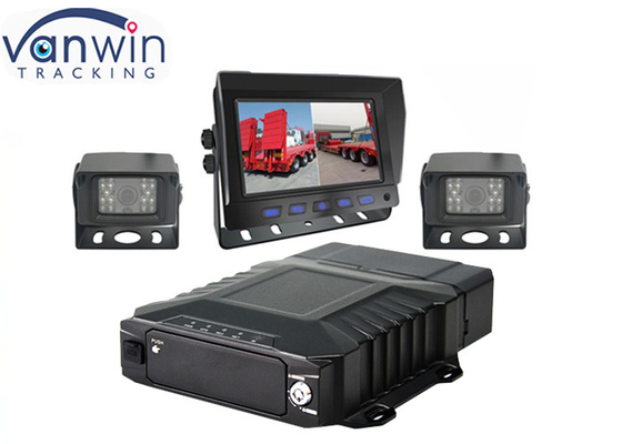 3G 4G GPS وای فای G-Sensor اختیاری 4CH SD HDD راه حل های DVR موبایل