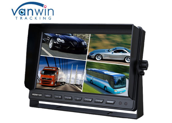 مانیتور رنگی 24 ولت وان TFT LCD برای ماشین 10.1 اینچ مانیتور LCD با ورودی ویدیویی 4 کانال