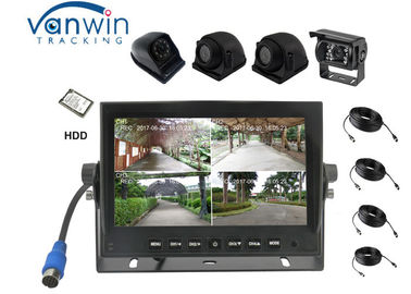 سیستم جدید معکوس 7 اینچ با 4 ورودی دوربین مانیتور جدید اتومبیل 4 کانال HD HD مانیتور