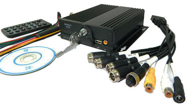 ضبط ویدیو دیجیتالی اسلات 4CH Dual SD 1080P GPS WIFI 4G MDVR با VGA، RJ45، Intercom