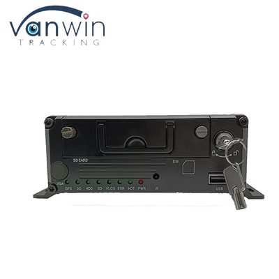 زبان انگلیسی/چینی/روسی 4 کانال DVR موبایل، دوربین دوربین مدار بسته کامیون