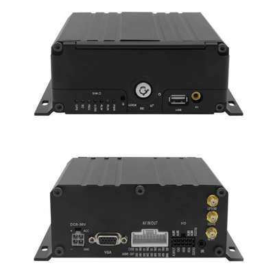 سیستم DVR تلفن همراه 4 کانال 1080P H.265 HDD AHD ضبط ویدئویی DVR خودرو برای کامیون اتوبوس کامپر وان