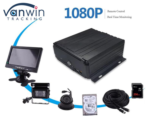 8-کانال هارد دیسک کارت SD موبایل DVR H.264 MDVR ماشین برای نظارت بر ایمنی خودرو