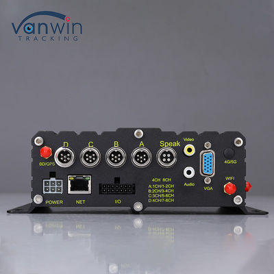 4CH/8CH 1080P H.265 HHD DVR موبایل AI ضبط کننده رانندگی ضبط کننده ویدیو