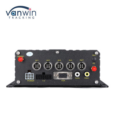 4CH 1080P H.265 کارت SD ردیاب GPS DVR تلفن همراه برای دستگاه ضبط خودرو