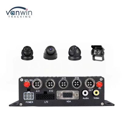 DC 12V 36V H.265 4CH HD 1080P DVR Mobil Car Dash Cam Recorder با انتقال بی سیم