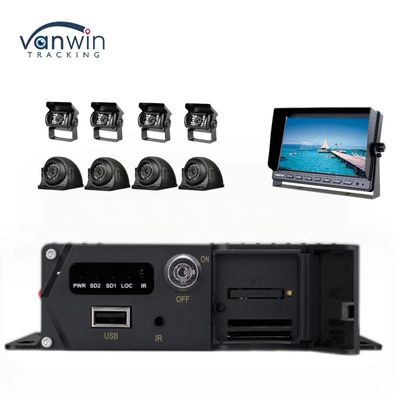 8CH 1080P H.265 HD GPS ثبت کننده DVR تلفن همراه خودرو با خروجی 12 ولت 2.5A و 5 ولت 2A