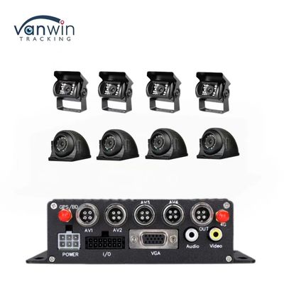 8CH 1080P H.265 HD GPS ثبت کننده DVR تلفن همراه خودرو با خروجی 12 ولت 2.5A و 5 ولت 2A