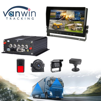 ماشین 1080P H.265 4CH SD Car Mobile DVR Dash Cam Recorder