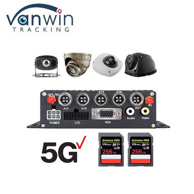 5G 4CH 8CH دو SD موبایل DVR ویدیو Montioring GPS ردیابی CCTV