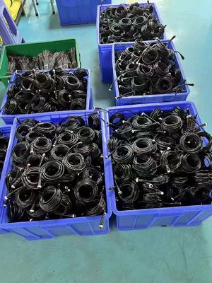 20 متر 4P Din Jack کابل تمدید دوقلو محافظت شده زن به مرد کانکتور برای دوربین اتوبوس