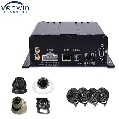 1080P H.264 AHD 256GB 4CH ماشین موبایل DVR GPS کارت SD اتوبوس کامیون ضبط کننده ماشین