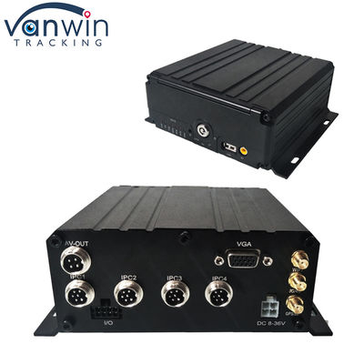 HD 1080P H.264 4 کانال DVR موبایل GPS WIFI ثبت کننده اتوبوس خودرو