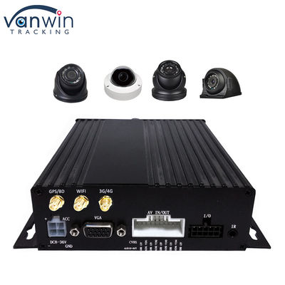 GPS 1080P HD 4CH موبایل DVR کارت SD سامرت WIFI اتوبوس خودرو ضبط کننده ویدیوی دیجیتال