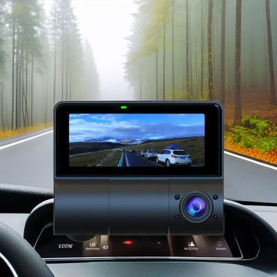 ضبط کننده اتومبیل وای فای GPS دو رکورد نامرئی 1080P دوربین داش اتومبیل با لنز F / NO 1.60