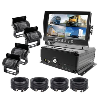 دوربین جعبه سیاه خودرو دوربین DVR خودرو سیم کارت کارت SD کامیون دستگاه ضبط خودرو MDVR دوربین های جلو و عقب مورد استفاده برای جعبه اتوبوس