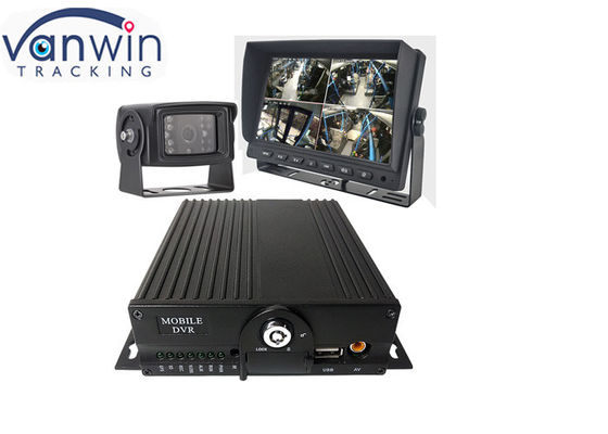 کارت ذخیره سازی خودرو AHD 1080P 4CH هارد دیسک DVR موبایل مانیتور ویدیویی با وضوح بالا
