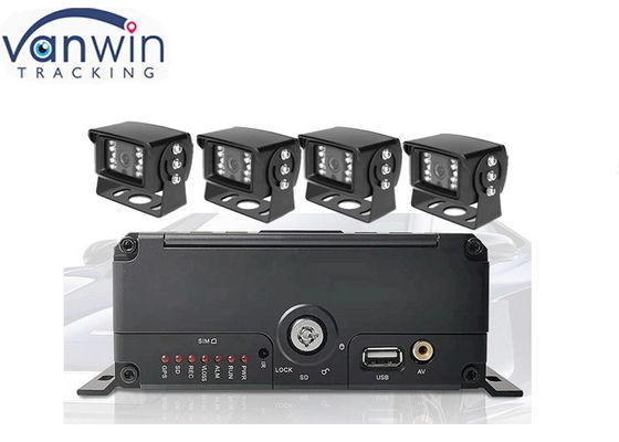 کارت ذخیره سازی خودرو AHD 1080P 4CH هارد دیسک DVR موبایل مانیتور ویدیویی با وضوح بالا