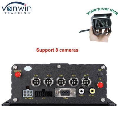 1080P H265 DUAL SD Card 8 Channel Mobile DVR با HDD Max 2TB برای تاکسی ها و کامیون ها