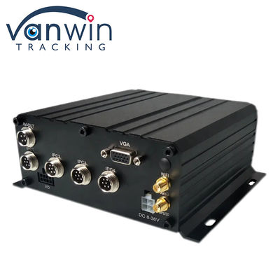 8 کانال 1080P AHD DVR تلفن همراه خودرو CCTV MDVR 2TB HDD برای کامیون تاکسی اتوبوس