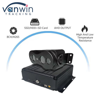 8 کانال هارد دی اس دی ذخیره سازی اتوماتیک اتوبوس مردم شمارنده وای فای 4G موبایل DVR