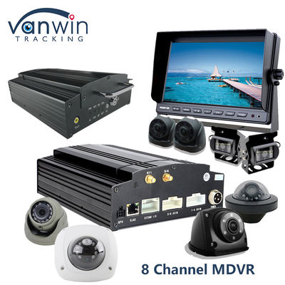 سیستم دوربین 4G Wifi GPS MDVR 8CH ضبط کننده ویدیوی دیجیتال موبایل برای اتوبوس کامیون