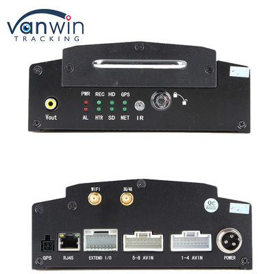 سیستم دوربین 4G Wifi GPS MDVR 8CH ضبط کننده ویدیوی دیجیتال موبایل برای اتوبوس کامیون