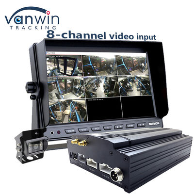 سیستم دوربین 4G Wifi GPS MDVR 8CH ضبط کننده ویدیوی دیجیتال موبایل برای اتوبوس کامیون
