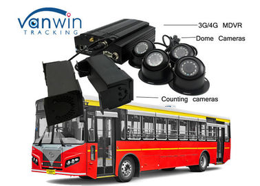 3G / 4G زمان واقعی مانیتور دوربین ضبط با اتوبوس مردم مقابله GPS ردیابی OSD