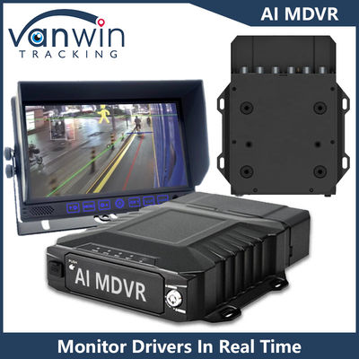 AHD 1080P 8CH 4G GPS Mobile DVR با الگوریتم ساخته شده ADAS DSM BSD AI Powered