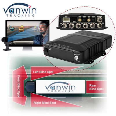 AHD 1080P 8CH 4G GPS Mobile DVR با الگوریتم ساخته شده ADAS DSM BSD AI Powered
