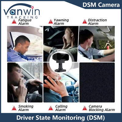 DMS 4G GPS Full HD نظارت کامیون دوربین خستگی ضد خواب مواد ایمنی راننده
