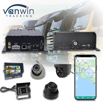 4CH GPS 4G WiFi DVR موبایل Full HD 1080P دوربین ماشین HDD Mdvr برای اتوبوس وان کامیون
