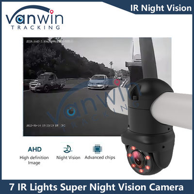 IP69K Full HD Night Vision دوربین گنبد خودرو مدل خصوصی 7 چراغ های IR دوربین ماشین برای اتوبوس ترک