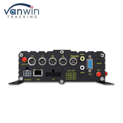 ADAS DMS BSD هوش مصنوعی خودرو ناوگان دوربین ماشین با 8CH وای فای GPS 4G زنده مشاهده موبایل DVR برای ماشین