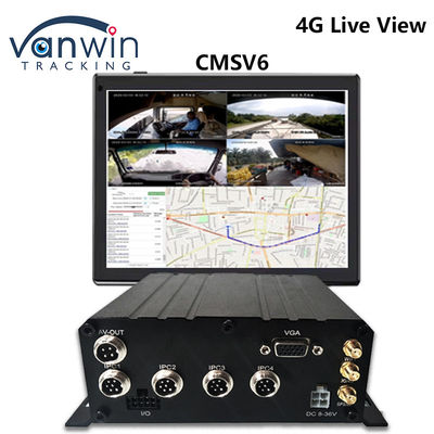 8CH AHD دو کارت SD سیستم DVR تلفن همراه 4G WIFI GPS MDVR برای مشاهده زنده