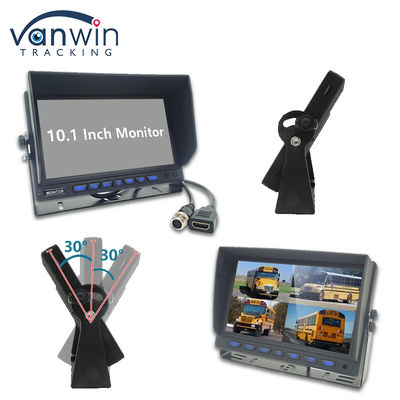 10صفحه نمایش.1 اینچ AHD ماشین 8CH MDVR دوربین 1080P رنگی سیستم های مانیتور ماشین TFT