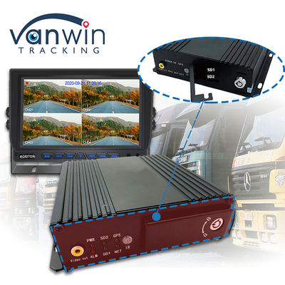 MAX 512GB حافظه دوگانه کارت SD 4CH DVR همراه با 4G GPS 1080P Full HD SD Card Mdvr