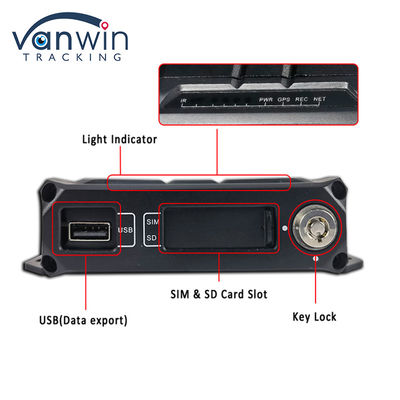 H.264 4CH HD 1080P Mobile DVR 4G GPS WIFI کارت SD MINI MDVR برای نظارت بر ویدیوی خودرو