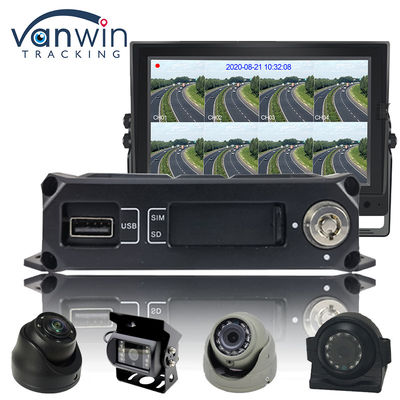 H.264 4CH HD 1080P Mobile DVR 4G GPS WIFI کارت SD MINI MDVR برای نظارت بر ویدیوی خودرو