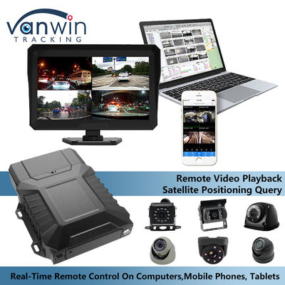 8CH 1080P AHD HDD موبایل DVR با 4G GPS MDVR ضبط کننده کامیون سیستم هشدار نظارت امنیتی