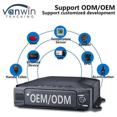 8CH 1080P AHD HDD موبایل DVR با 4G GPS MDVR ضبط کننده کامیون سیستم هشدار نظارت امنیتی