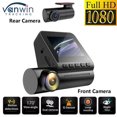 Full HD 4K Dash Cam دو لنز ضبط کننده ویدیو شب دید مانیتور پارکینگ Dashcam