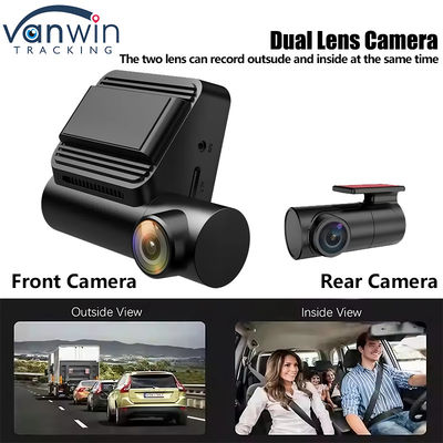 Full HD 4K Dash Cam دو لنز ضبط کننده ویدیو شب دید مانیتور پارکینگ Dashcam