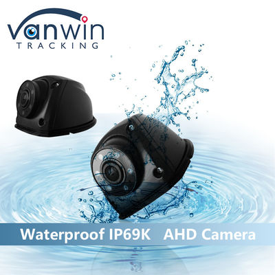 IP69 1080P دوربین اتومبیل AHD دوربین جانبی با چراغ های 6pcs IR دوربین دید شب فوق العاده