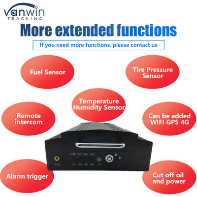 OEM 8CH HD 1080P HDD Mobile DVR با 4G GPS WIFI MDVR برای سیستم مدیریت ناوگان
