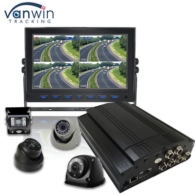 4CH 4G HDD موبایل DVR GPS وای فای زنده ویدیو ماشین CCTV DVR کامیون سیستم Cmsv6